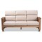 Baxton Studio Charlotte Taupe Upholstered Walnut Finished Wood 3-Seater Sofa 162-9799 - alternate 3